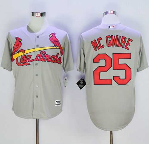 St. Louis Cardinals #25 Mark McGwire Gray New Cool Base Stitched Baseball Jersey,We sell and wholesale St. Louis Cardinals #25 Mark McGwire Gray New Cool Base Stitched Baseball Jersey on line form chian!